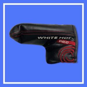 ODYSSEY WHITE HOT PRO Blade Style PUTTER HEADVOVER Black Red Head Cover